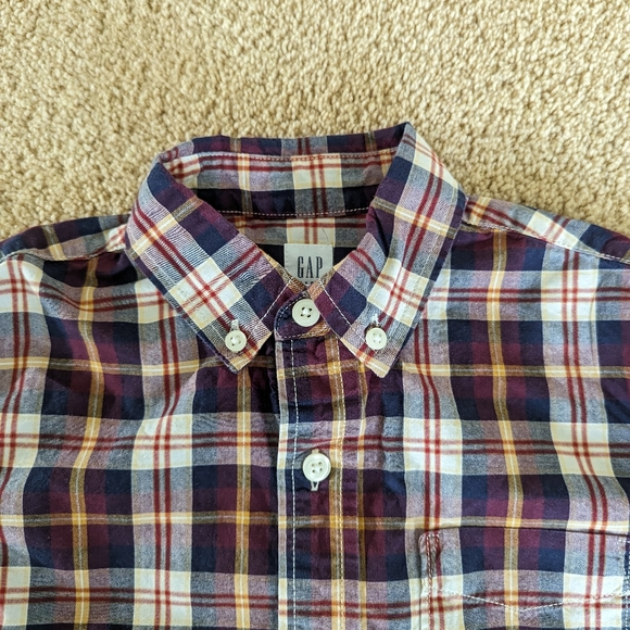 Long sleeve plaid button up shirt - Picture 3 of 7